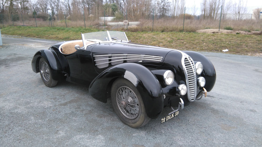 Restauration DELAHAYE 175 ROADSTER 1947