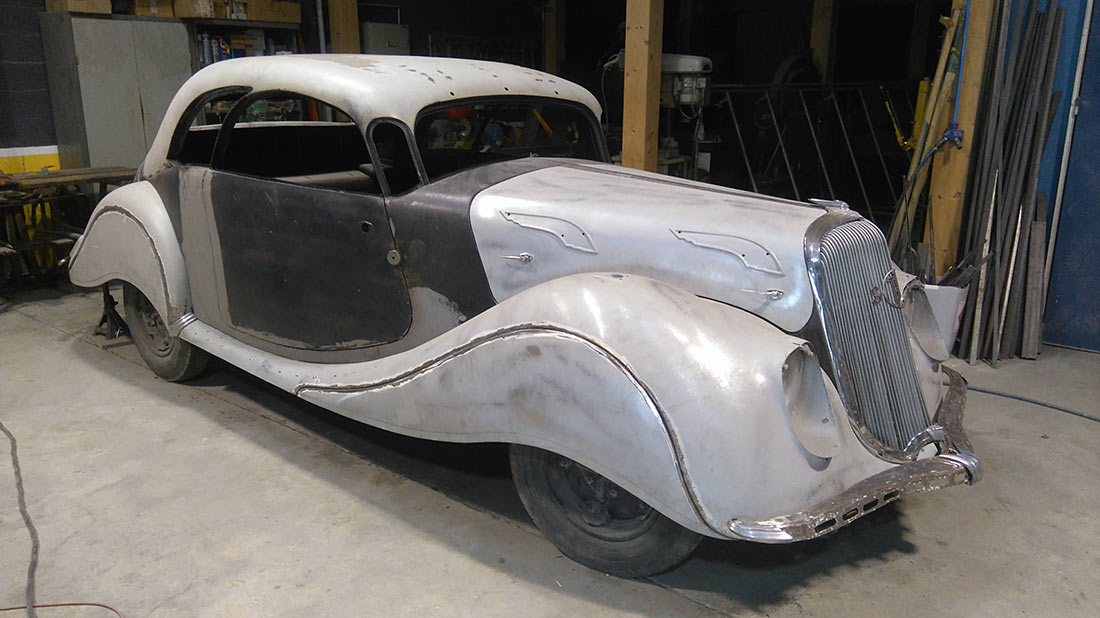 Restauration PANHARD ET LEVASSEUR DYNAMIQUE 1937