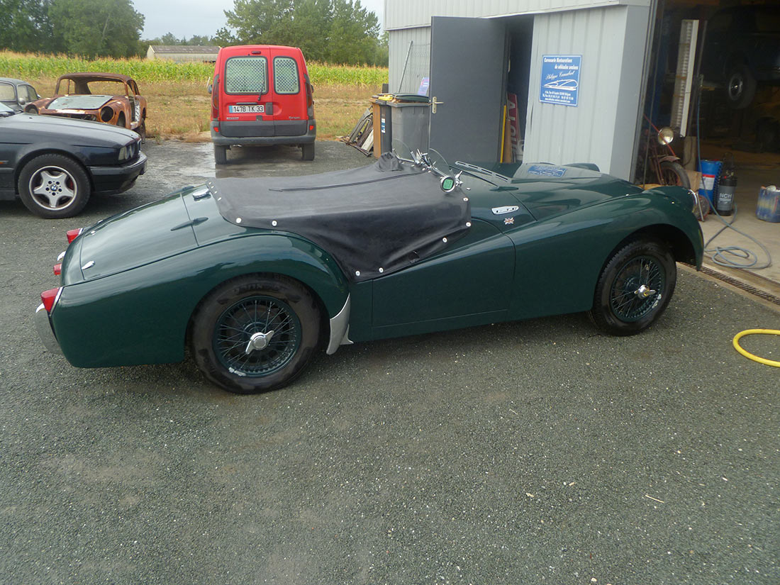 Restauration TRIUMPH TR3 1959